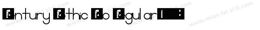 Century Gothic Pro Regular字体转换